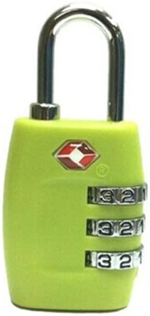 TSA Accepted 3-Dial Combination Lock - Various Colors (Green)