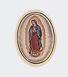 Gold Plated Religious Lapel Pin - Our Lady of Guadalupe