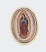 Gold Plated Religious Lapel Pin - Our Lady of Guadalupe