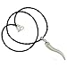 Italian Horn. Stainless Steel, , Pendant 18" title=