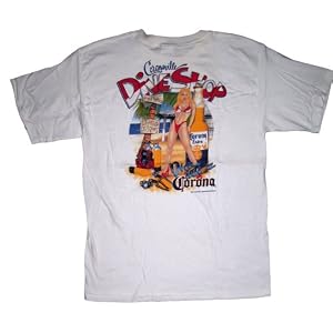 CORONA T-SHIRT - CORONA DIVE SHOP SHIRT - CORONAVILLE SHIRTS - CORONA SHIRTS