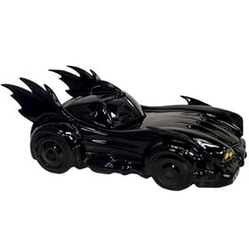 Warner Bros Batman Cookie Jar - Batmobile Ceramic Collectible Jar by Old Glory