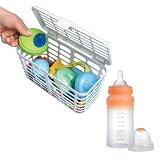 Prince Lionheart Medical Grade Silicone Bottle 8oz & Prince Lionheart Toddler Dishwasher Basket
