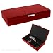 Jewelry Box, Store All Hard Top Short Jewelry Box-Rouge