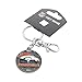 aminco NFL Denver Broncos Impact Keychain Silver, One Size