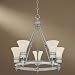 Minka Federal Restoration Chrome 5Lt Chandelier 4285-77