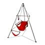 Hammaka 4024-HMKA Hammock Chair & Portable Tripod Stand, Red, Aluminum