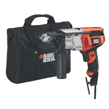 Black & Decker DR650B 6.5 Amp 1/2-Inch Dual Range Hammer Drill with Storage Bag