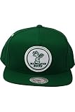 Mitchell And Ness NBA Cotton Novelty Patch Pinch Milwaukee Bucks Snapback Hat Green. Size: