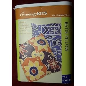 Creativity Kit, Curiosity Kits, Batik Pillow by 