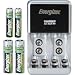 Energizer CHCCWB-4 Simple Charger W/2AA, 2/AAA Rechargable Batteries
