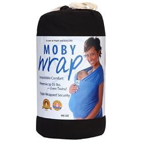 Moby Wrap Solid, Black