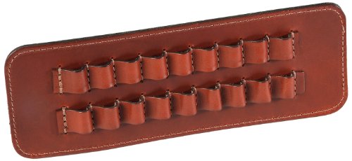 Levys Leathers SN42 Leather Rifle Cartridge Band (Walnut, Medium)