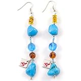 MLB Touch by Alyssa Milano Cleveland Indians Turquoise Drop Earrings