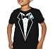 Tuxedo with Light Blue Flower Kids T-Shirt