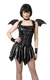 Charades Sexy Dark Angel Devil Fairy Demon Bat Halloween Costume