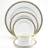 GOLD FILIGREE BREAD and BUTTER 6.5PS