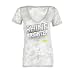 Zumba Fitness Shine Bright V-Neck Tee, Smoke, XX-Large