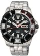 Seiko 5 Sports #SRP207 Men's Stainless Steel Black Bezel 100M 24 Jewels Black Dial Automatic Watch