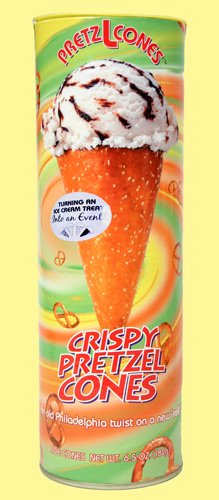2 Cannisters of Cone Guys Pretzel Cones by Cone Guys