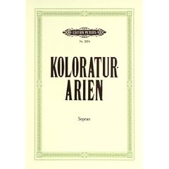 Koloraturarien. Gesang Hoch, Sopran, Klavier