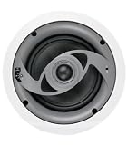 MTX CT625C Ceiling Speaker 6 1/2 Inch Glass Fiber Woofers, 25 mm Soft Dome Pivoting Tweeters