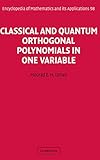 Classical and quantum orthogonal polynomials in one variable