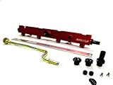 OBX Red Fuel Injection Rail for 02-06 Acura RSX ALL