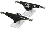 Independent Stage 9 Skateboard Trucks - 129mm - Gloss Black Hangar / White Base