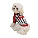 Pet Supplies : Dog Houndstooth Sweater Medium