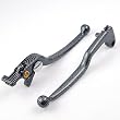 Heavy Duty CNC Aluminum Carbon Fiber Look Motorcycle Moto Bike Clutch Brake Levers Lever Hand Grips For Yamaha 1999-2003 YZF R1 1999-2004 YZF R6 2001-2005 FZ1 FZS1000