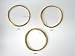 Set Messingdraht je 5 Meter 0,5mm - 0,6mm - 0,8mm - Draht weich gold farben - Bastelarbeiten