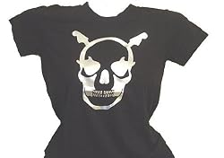 Fender Custom Shop Ladies Shirt Skull Guitar Top