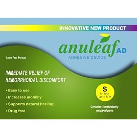 Anuleaf Ad Small - Hemorrhoid Treatment - Drug Free- FDA Compliant