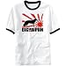 T-Shirt Ringer White  My White German Shepherd Dog Is Big In Japan  Dog