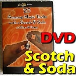 Royal Magic's 25 Amazing Magic Tricks with Scotch & Soda or Dime & Penny - Instructional Magic DVD