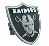 Oakland Raiders Logo-Only Trailer Hitch Cover
