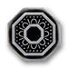 Amerelle 8330KAN Filigree Border Knob, Nickel
