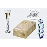 Cristal D'arques Millennium Champagne Flutes by Cristal D'Arques