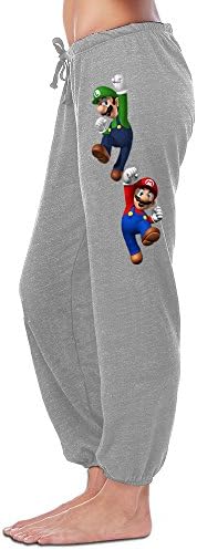 SDUNK Mario Game Cartoon Logo Womens Comfortable Fashion Jogging Training Pants XL