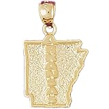 14K Gold Pendant Off the Map 2.3 - Gram(s)