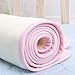 Elf Star Bamboo Fiber Breathable Waterproof Underpads Mattress Pad Sheet Protector for Children or Adults, 3 Layers Design Pink