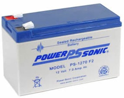POWERSONIC PS1270F2 BATTERY 12VDC 7 AMH