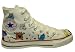 Converse Chuck Taylor All Star Hi Top Custom Optical White Cat Lovers Hand Painted