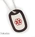 Medical Alert Stainless Steel ID Dog Tag Necklace ~Diabetes