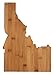 Totally Bamboo Idaho State Shaped Bamboo Serving & Cutting Board