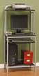 Folding Computer Tower in Silver/Black Finish By Studio RTA Furniture