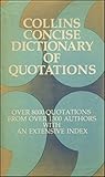 Collins concise dictionary of quotations
