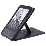 41xffDyaMRL. SL160  CE Compass Black Leather Cover Case With Multiple Position + LCD Screen Protector For Kindle 3 (3rd Third Generation 6 Kindle Wi fi + 3g)