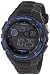 Armitron Men's 40/8240BLU Black Resin Metalic Blue Bezel Chronograph Watch